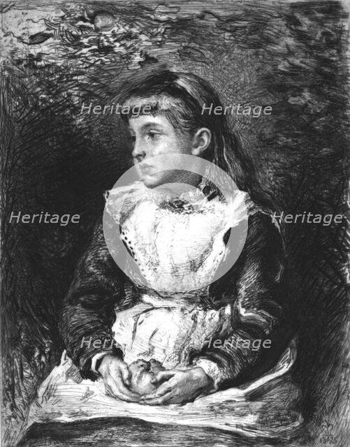 'Forbidden Fruit', after John Everett Millais, Esq., R.A., c1880-83. Creator: Charles Waltner.