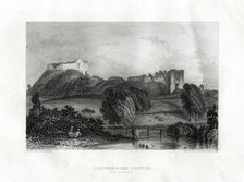 Carisbrooke Castle, Newport, Isle of Wight, 1860. Artist: Edward Radclyffe