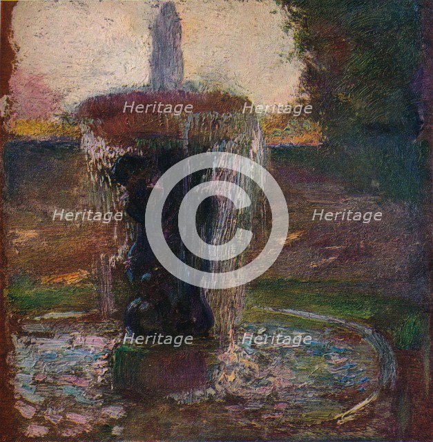 'Dans Le Parc De St. Cloud', c1905. Artist: Gaston la Touche.