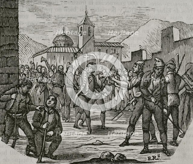 Biscayan uprising, War of Roussillon, (1793-1795), 1851.  Creator: Unknown.