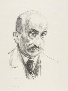 Self-Portrait, 1921. Creator: Max Liebermann (German, 1847-1935).