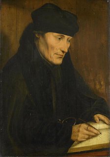 Portrait of Desiderius Erasmus, after c.1535. Creator: Unknown.