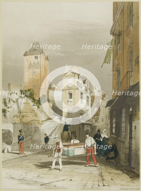 Picturesque Architecture in Paris, Ghent, Antwerp, Touen, etc., 1839. Creator: Thomas Shotter Boys.