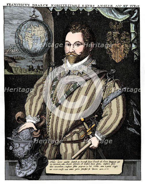 Sir Francis Drake, 16th century, (1910). Artist: Unknown.