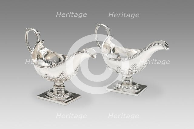 Pair of Sauceboats, 1852/61. Creator: Eoff & Shepard.