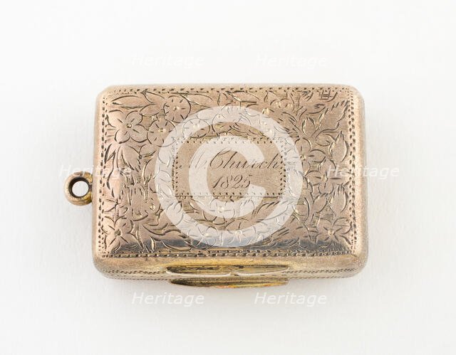 Vinaigrette, Birmingham, c. 1824/25. Creator: Thomas Shaw.