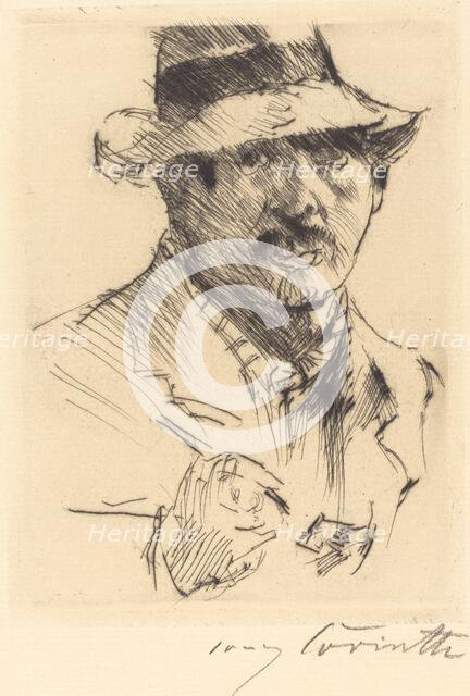 Selbstbildnis (Self-Portrait), 1920. Creator: Lovis Corinth.