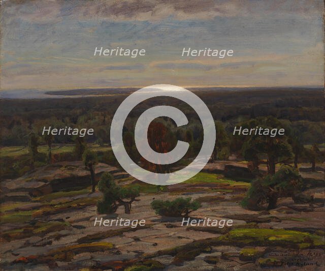 The Rocks of Knutsboda, 1909. Creator: Victor Westerholm.