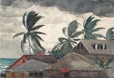 Hurricane, Bahamas, 1898. Creator: Winslow Homer.