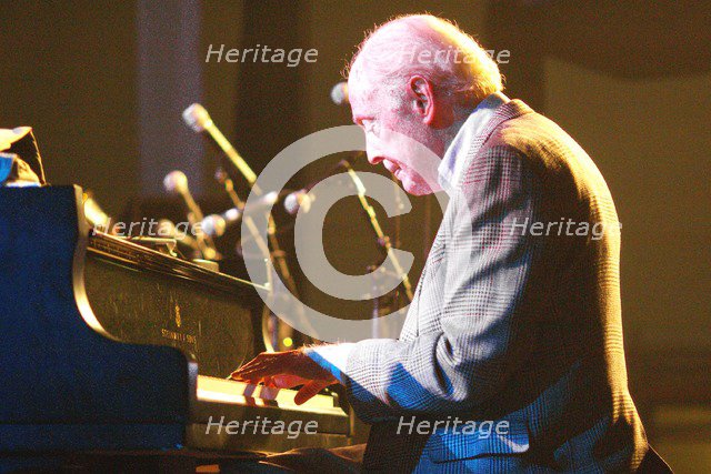 John Bunch, Brecon Jazz Festival, Powys, Wales. Artist: Brian O'Connor