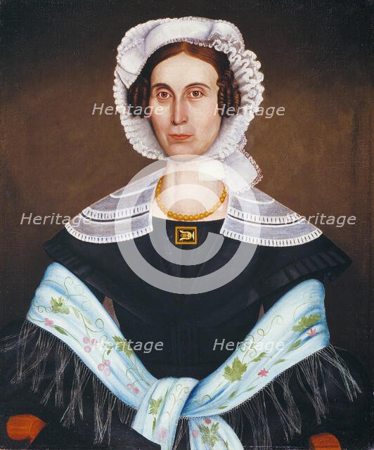 Mary P. Fiske, 1838. Creator: John Wilkie.