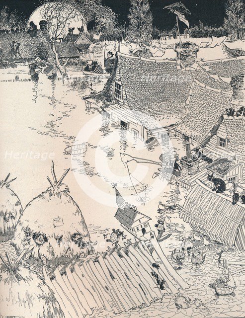 'High Times on the Desplaines', c1890. Artist: Frederick Richardson