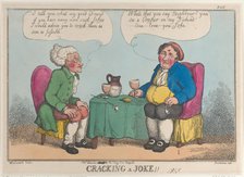 Cracking a Joke!!, 1813?., 1813?. Creator: Thomas Rowlandson.