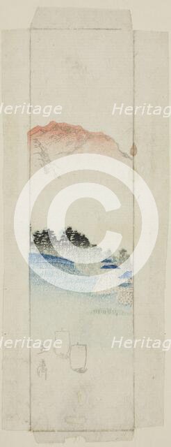 Envelope with landscape, n.d. Creator: Ando Hiroshige.