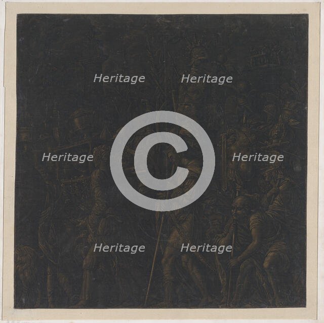 Sheet 8 from The Triumphs of Caesar, after Mantegna, 1599. Creator: Bernardo Malpizzi.