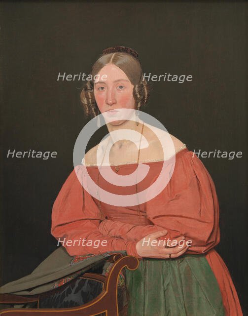 Portrait of the Artist´s Sister, Cecilie Margrethe Petersen, née Kobke, 1835. Creator: Christen Købke.