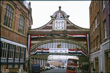 Entrance arch, Windsor and Eton Central Station, Windsor, Windsor and Maidenhead, 1977. Creator: Dorothy Chapman.