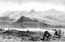 The Chin-Lushai Expedition: view of the Chin Hills from Kolymyo, 1890. Creator: R. Taylor.