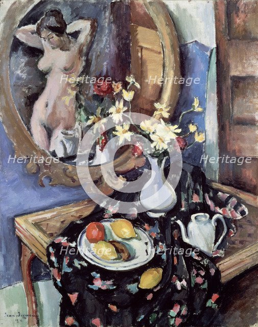 'Still Life with a Mirror', 1912. Artist: Jean Joveneau