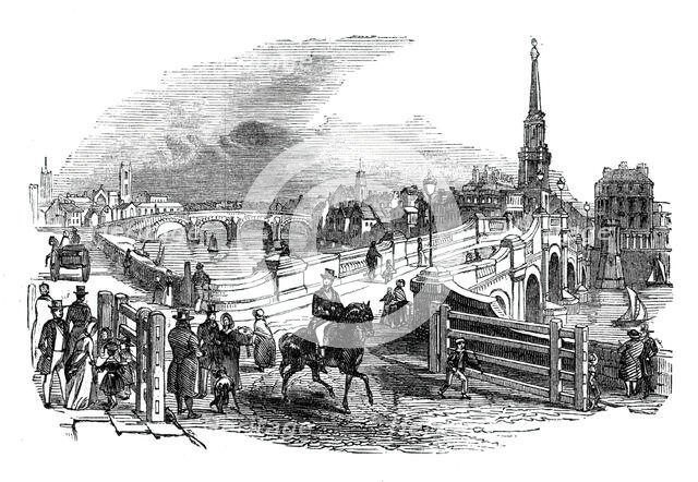 View of Ayr, the birth-place of Burns, 1844. Creator: Unknown.