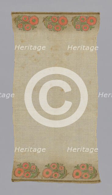 Towel or Napkin, Turkey, 19th century. Creator: Unknown.