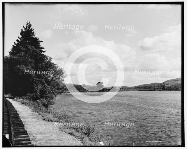 Conneticut [sic] River above Bellows Falls, Vt., between 1900 and 1906. Creator: Unknown.