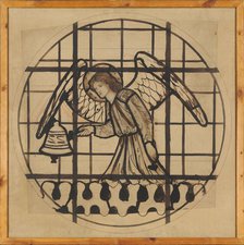 Angel playing on bells, 1862. Creator: Sir Edward Coley Burne-Jones.