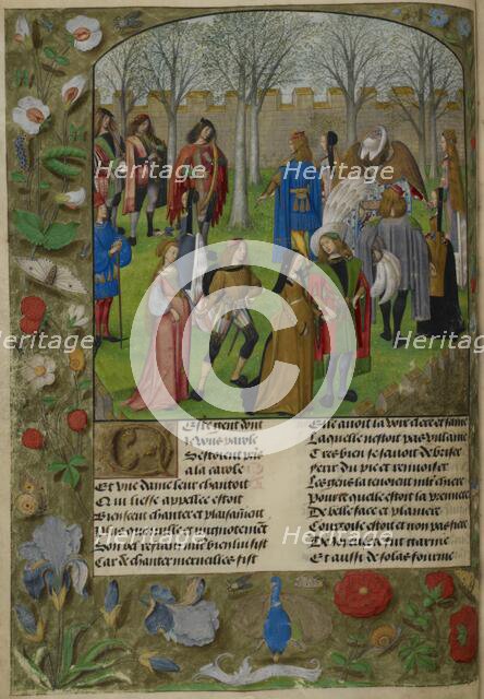 The Carolle in the Garden, 1490-1500. Creator: Unknown.