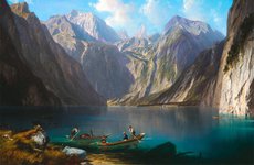 Thumbnail image of Konigsee, c1873. Creator: Willibald Wex.