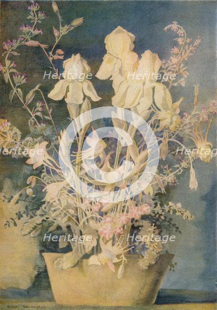 'Flower Painting by George Sheringham', c1910-1920, (1936). Creator: George Sheringham.