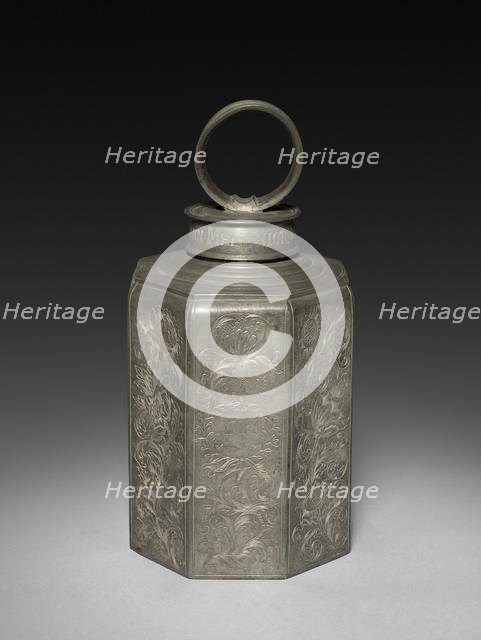 Cannister, 1715. Creator: Johann Melchoir Warner (German).