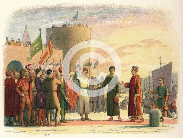 'Henry at Waterford', 1171 (1864). Artist: James William Edmund Doyle.