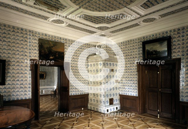 'Antechamber of the Menshikov palace in Saint Petersburg', 1710s.  Artist: Giovanni Maria Fontana