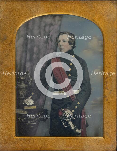 Portrait of a Military Man, 1852-1855. Creator: William Edward Kilburn.