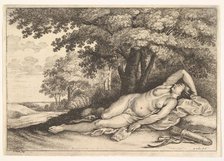 Sleeping Huntress, 1625-77. Creator: Paulus Potter.