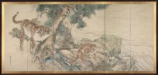 Tiger Family, early 1800s. Creator: Kishi Ganku (Japanese, 1749/56-1838).