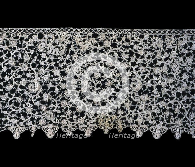 Flounce, Italy, 1675/1700. Creator: Unknown.