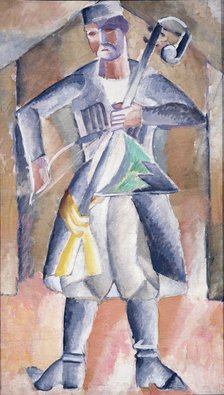 Sas-musician. Artist: Le Dantyu, Mikhail Vasilyevich (1891-1917)