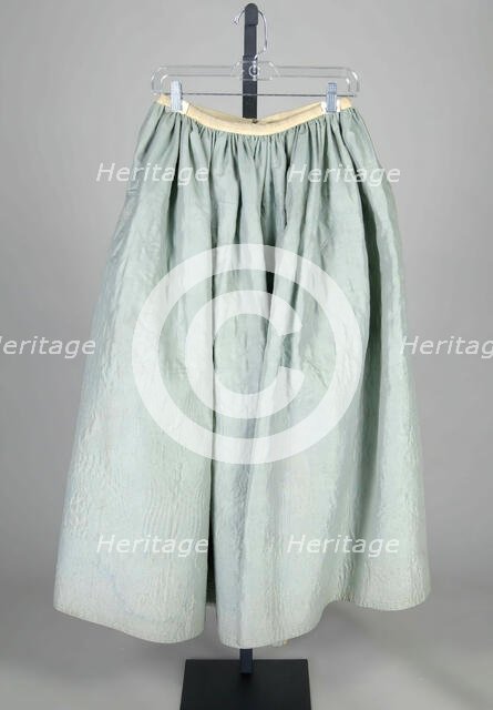 Petticoat, American, fourth quarter 18th century. Creator: Unknown.