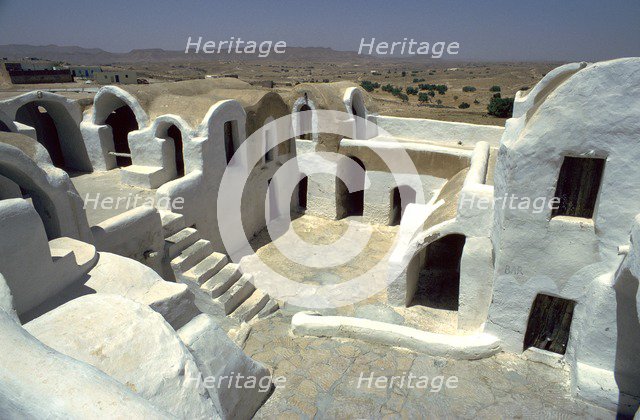 Ghorfas at Ksar Hadada.