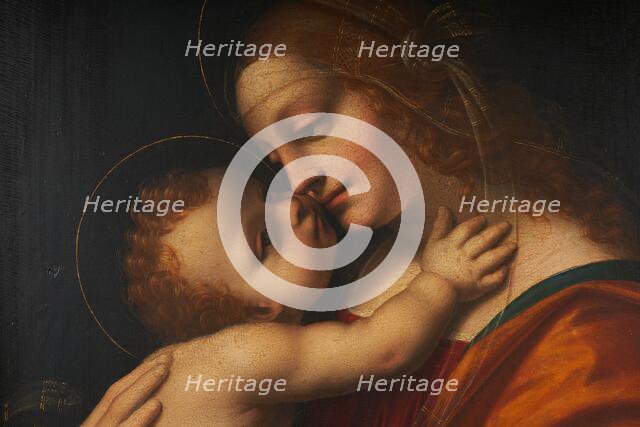 Virgin and Child, after Marco da Oggiono. Creator: Unknown.