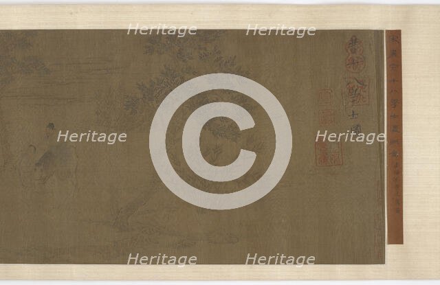The Eighteen Scholars of the Tang Dynasty, Ming or Qing dynasty, 17th century. Creator: Unknown.
