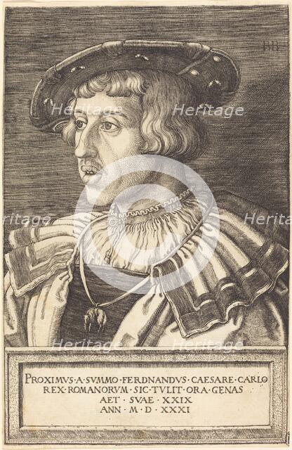 Emperor Ferdinand I, 1531. Creator: Barthel Beham.