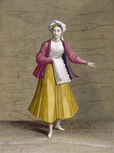 Girl from St. John of Patmos, pub. C1707. Creator: Gerard Scotin (1671-1716).