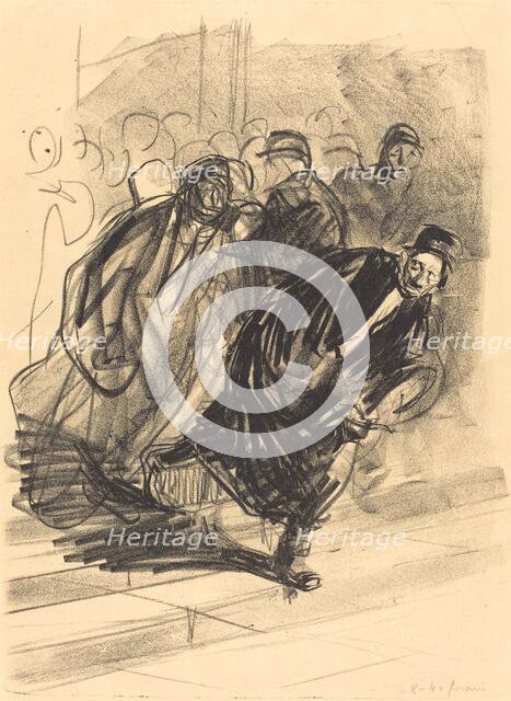 The Lawyer Pursued, 1915. Creator: Jean Louis Forain.