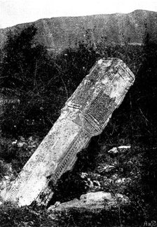 Ten Days in Bosnia - Bogomile tomb, Field of the Infidels, 1895. Creator: Andre & Sleigh.