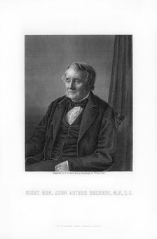John Arthur Roebuck, British politician, (1881).Artist: E Stodart
