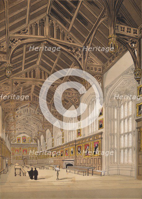'Christ Church Hall Oxford', 1845. Artist: Unknown.
