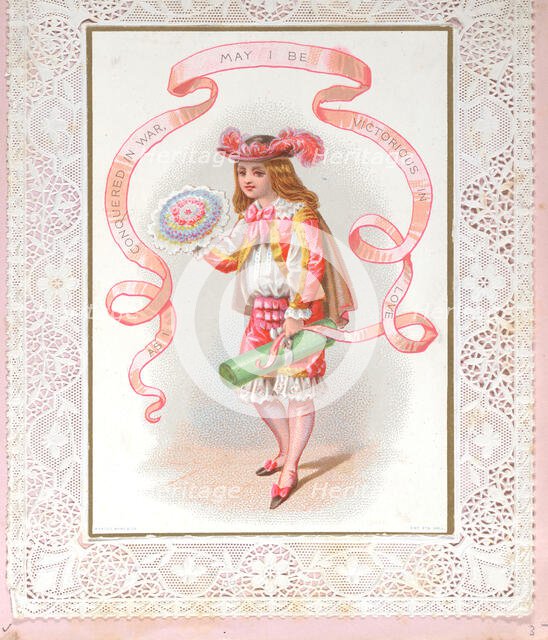 Valentine, before 1880. Creator: Anon.