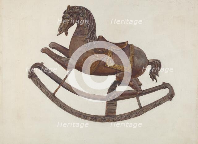 Rocking Horse, 1935/1942. Creator: Lucille Chabot.